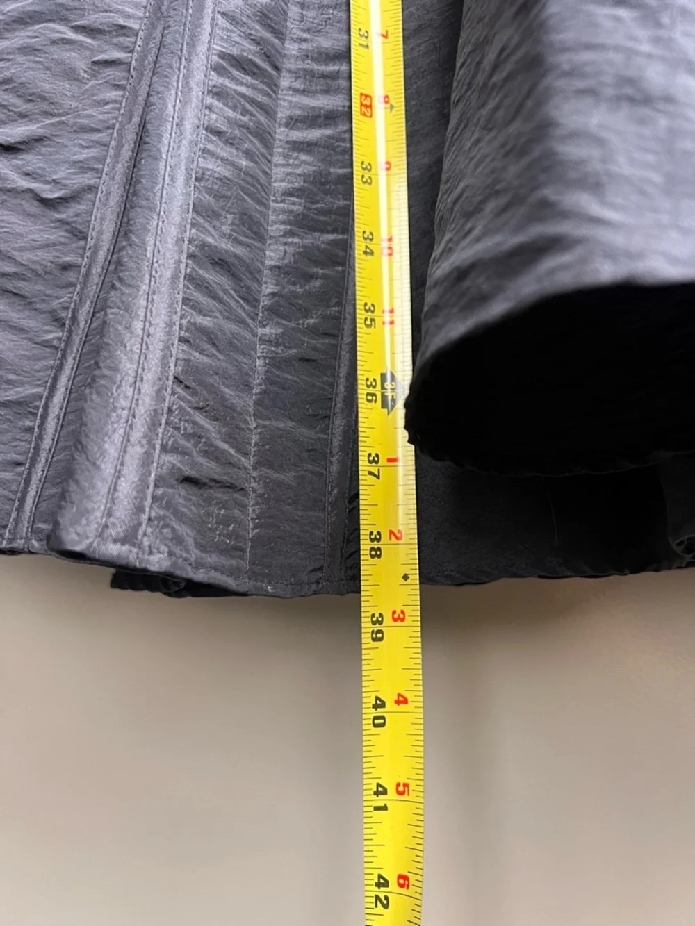 Elegant Elevated Black Taffeta Office Chic Full Skirt 8 NWT Dramatic Flare Fairy - Picture 13 of 14
